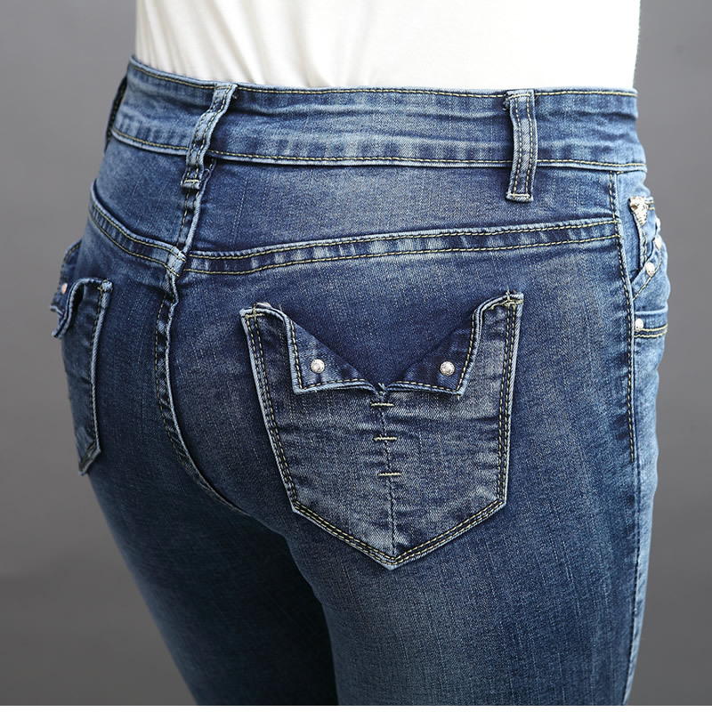 Spring 2015 new Korean fashion jeans wholesale ladies jeans jeans pants ...
