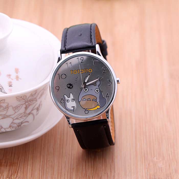 Lovely Cartoon Anime Hayao Miyazaki Totoro Children Watch Quartz